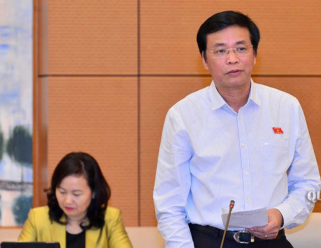 Chủ nhiệm Văn phòng Quốc hội Nguyễn Hạnh Phúc cho rằng, việc đào tạo, sát hạch, cấp giấy phép lái xe nên được thực hiện theo phương thức xã hội hóa. Ảnh: Quochoi.vn